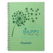 St. Patrick's Day Design Notizblock (Vorderseite)