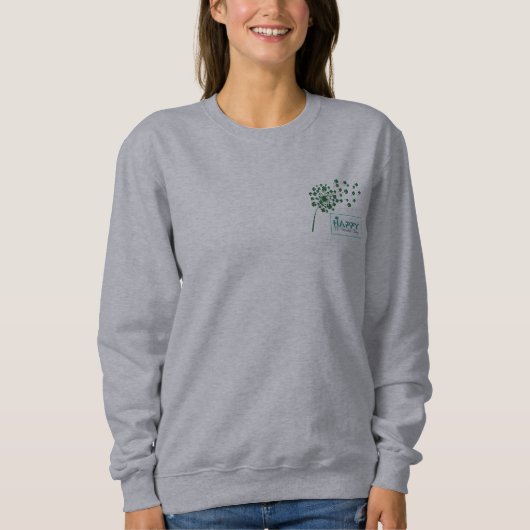 St. Patrick's Day Design Sweatshirt (Vorderseite)