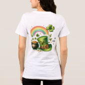 ST PATRICK'S DAY DESIGN T.SHIRT Tri-Blend SHIRT (Rückseite)