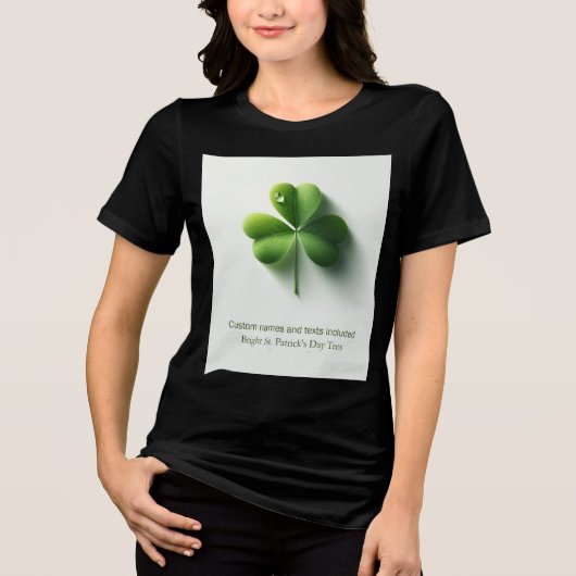 ST.PATRICK'S DAY DESIGN Tri-Blend SHIRT (Vorderseite)