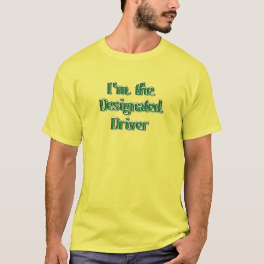 St. Patrick's Day Designated Driver T-Shirt (Vorderseite)