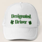 St. Patrick's Day Designated Driver Truckerkappe (Vorderseite)