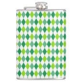St. Patrick's Day Diamond Shape Pattern-54603 Flachmann (Vorderseite)