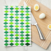 St. Patrick's Day Diamond Shape Pattern-54603 Geschirrtuch (Viertel Falte)