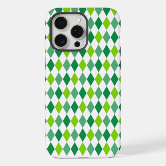 St. Patrick's Day Diamond Shape Pattern-54603 iPhone Hülle (Rückseite)