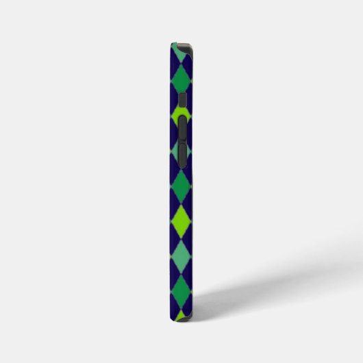 St. Patrick's Day Diamond Shape Pattern-54603 iPhone Hülle (Linke Seite)