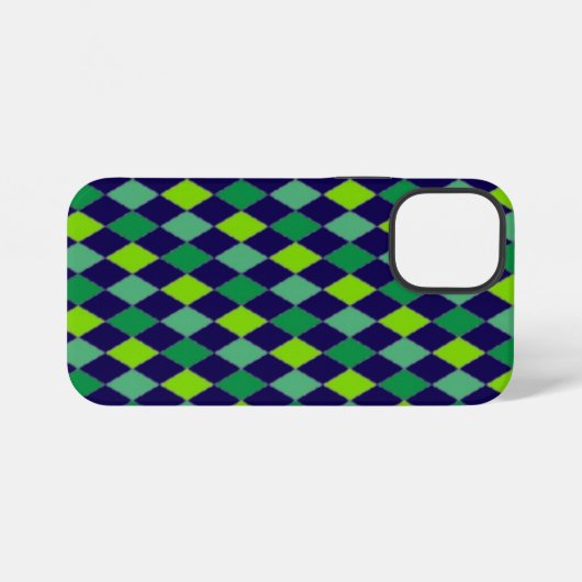 St. Patrick's Day Diamond Shape Pattern-54603 iPhone Hülle (Rückseite (Horizontal))