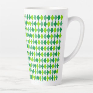 St. Patrick's Day Diamond Shape Pattern-54603 Milchtasse