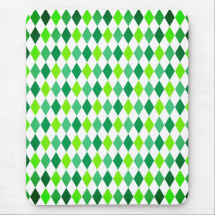 St. Patrick's Day Diamond Shape Pattern-54603 Mousepad
