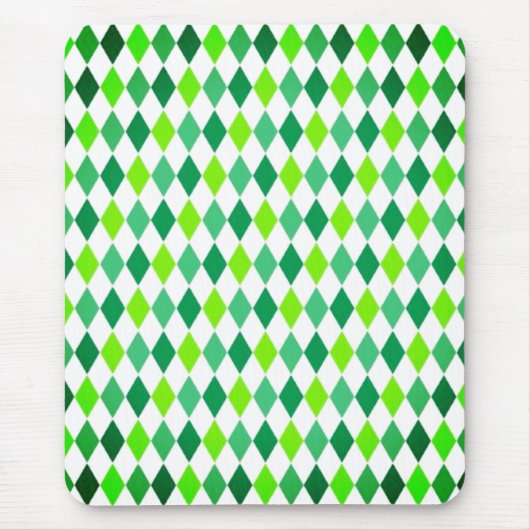 St. Patrick's Day Diamond Shape Pattern-54603 Mousepad (Vorne)