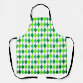 St. Patrick's Day Diamond Shape Pattern-54603 Schürze (Vorderseite)