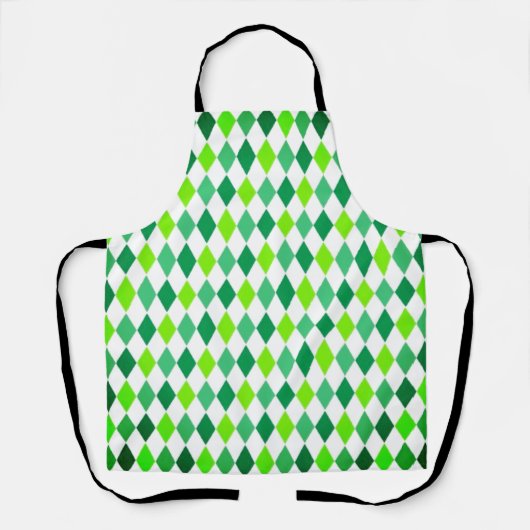 St. Patrick's Day Diamond Shape Pattern-54603 Schürze (Vorderseite)