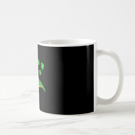 St Patricks Day Dinosaur Shamrock Leprechaun Hut K Kaffeetasse (Rechts)