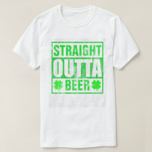 St Patricks Day Direkt Outta Beer DS T-Shirt