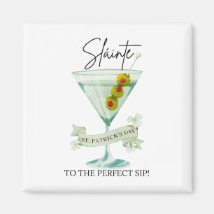 St Patricks Day Dirty Martini Slainte Auf Den Perf Magnet