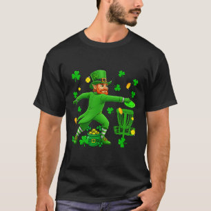 St. Patrick's Day Disc Golf spielen passender Spie T-Shirt