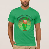St. Patrick's Day Distressed Irish Leprechaun T-Shirt (Vorderseite)