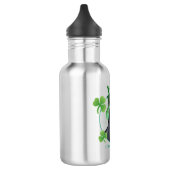 St. Patrick's Day Doberman Pinscher Edelstahlflasche (Links)