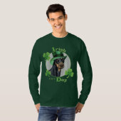 St. Patrick's Day Doberman Pinscher T-Shirt (Vorne ganz)