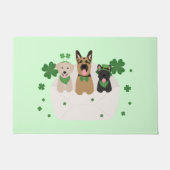St Patricks Day Dog Mail Fußmatte (Vorderseite)
