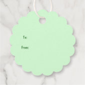 St Patricks Day Dog Mail Geschenkanhänger (Rückseite)