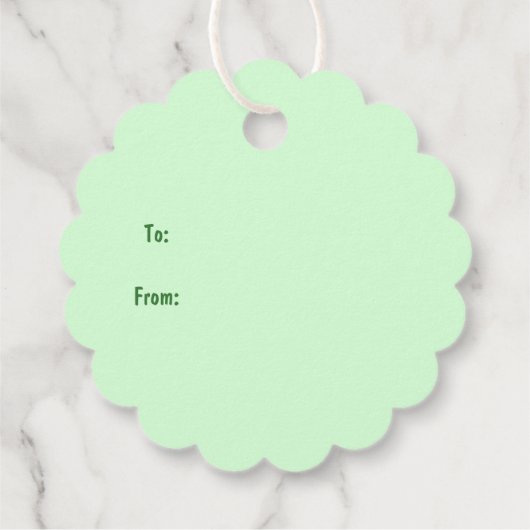 St Patricks Day Dog Mail Geschenkanhänger (Rückseite)