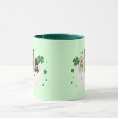 St Patricks Day Dog Mail Tasse (Zentrum)