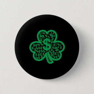 St. Patrick's Day Dollar Schildklecker Button