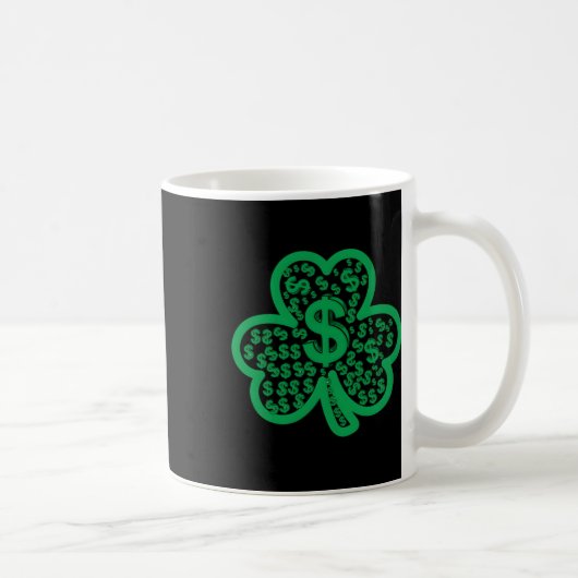 St. Patrick's Day Dollar Schildklecker Kaffeetasse (Rechts)