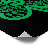 St. Patrick's Day Dollar Schildklecker Poster (Ecke)