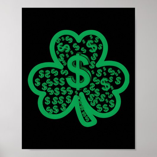 St. Patrick's Day Dollar Schildklecker Poster (Vorne)
