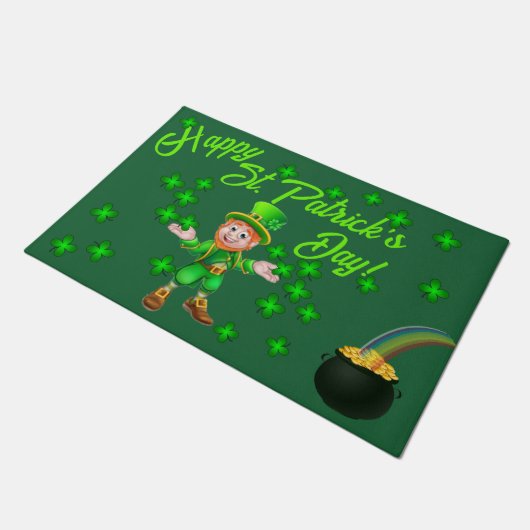 St. Patrick's Day Door Mat Fußmatte (Schrägansicht)
