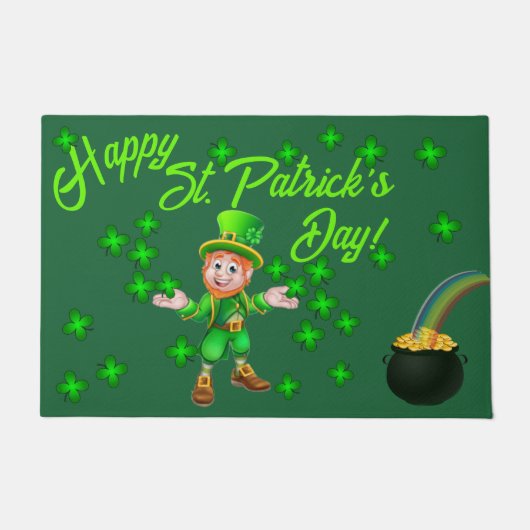 St. Patrick's Day Door Mat Fußmatte (Vorderseite)