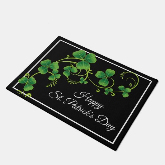 St Patrick's Day Doormat Fußmatte (Schrägansicht)