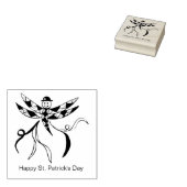St Patrick's Day Dragonfly-Briefmarke Gummistempel (Stempel)