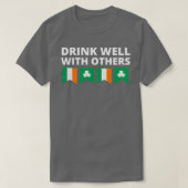 St Patricks Day Drink gut mit anderen T-Shirt (Design vorne)