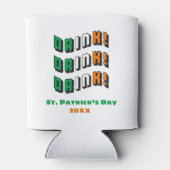 St. Patrick's Day Drink Irish Funny Dosenkühler (Rückseite)