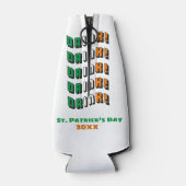 St. Patrick's Day Drink Irish Funny Flaschenkühler (Rückseite)