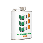 St Patricks Day Drink Irish Funny Niedlich Drink Flachmann (Rechts)