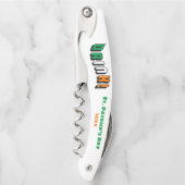 St. Patrick's Day Drink Irish Funny Niedlich Kellnermesser (Vorderseite)