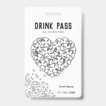 St. Patrick's Day Drink Pass Abzeichen