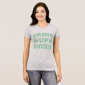 St Patrick's Day Drink Up T-Shirt (Vorne ganz)
