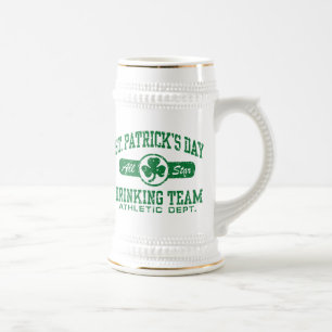 St. Patrick's Day Drinking Team Bierglas