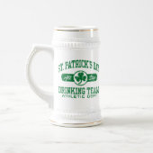St. Patrick's Day Drinking Team Bierglas (Links)