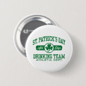 St. Patrick's Day Drinking Team Button (Vorne & Hinten)