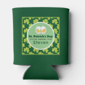 St. Patrick's Day Drinking Team Clover Pattern Dosenkühler (Rückseite)