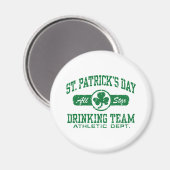 St. Patrick's Day Drinking Team Magnet (Vorderseite/Rückseite)