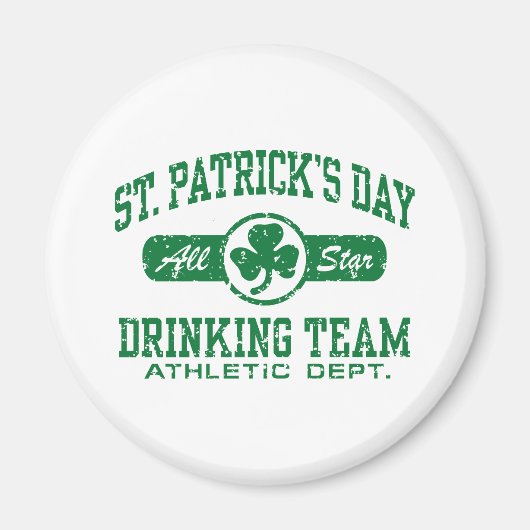 St. Patrick's Day Drinking Team Magnet (Vorne)