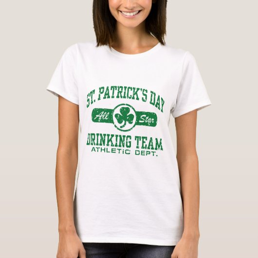 St. Patrick's Day Drinking Team T-Shirt (Vorderseite)