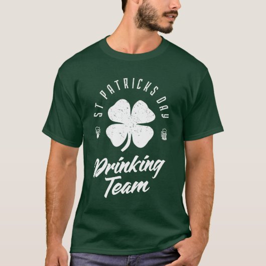 St. Patrick's Day Drinking Team T-Shirt (Vorderseite)